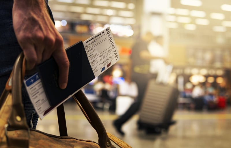 Travel Passport Map Tourism